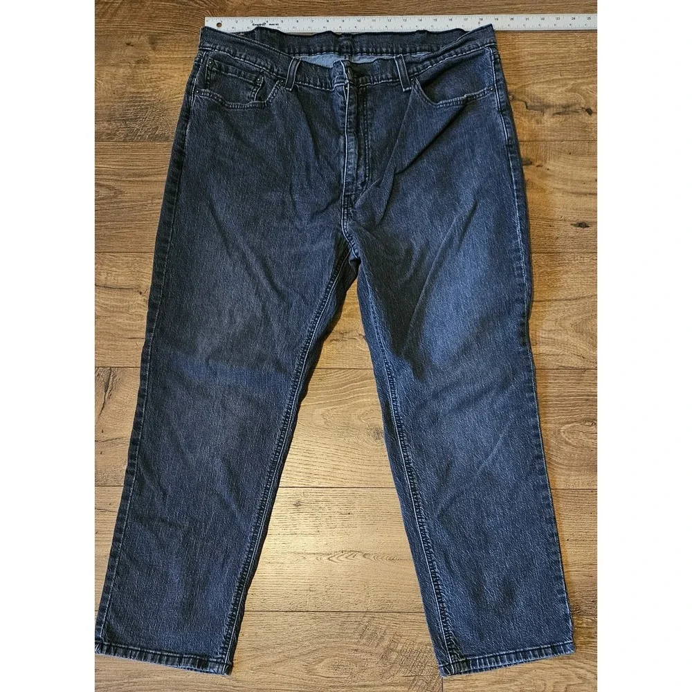 Levi's 541 Casual Black Denim Jeans - Size 40 x‎ 30 (38x27)